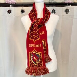 Diehard Custom Dragons Unisex Scarf OS Knit Fringed Cosplay Fantasy Sporty 20557